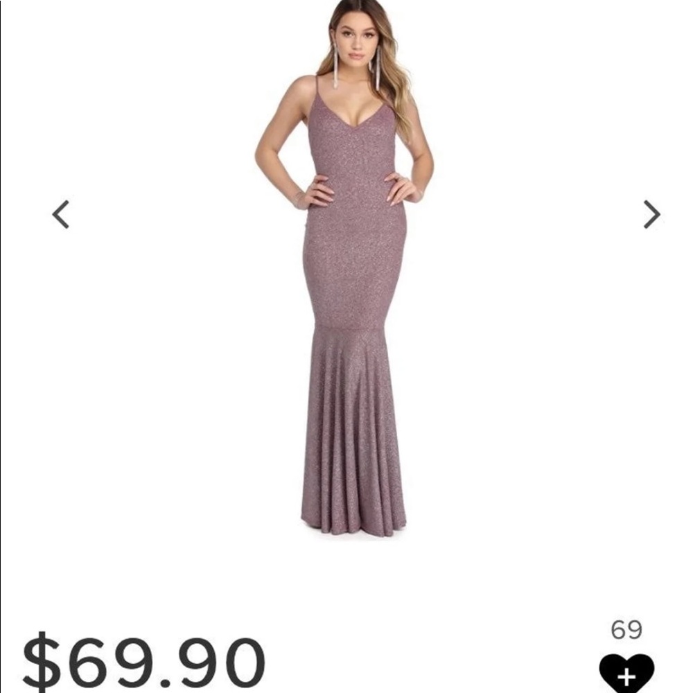 Windsor glitter prom dress NWT